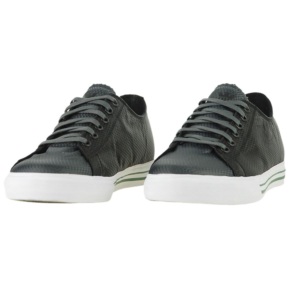 Baskets Basses Supra Thunder Low Noir Black/Green Nylon Homme | PNA-09518093